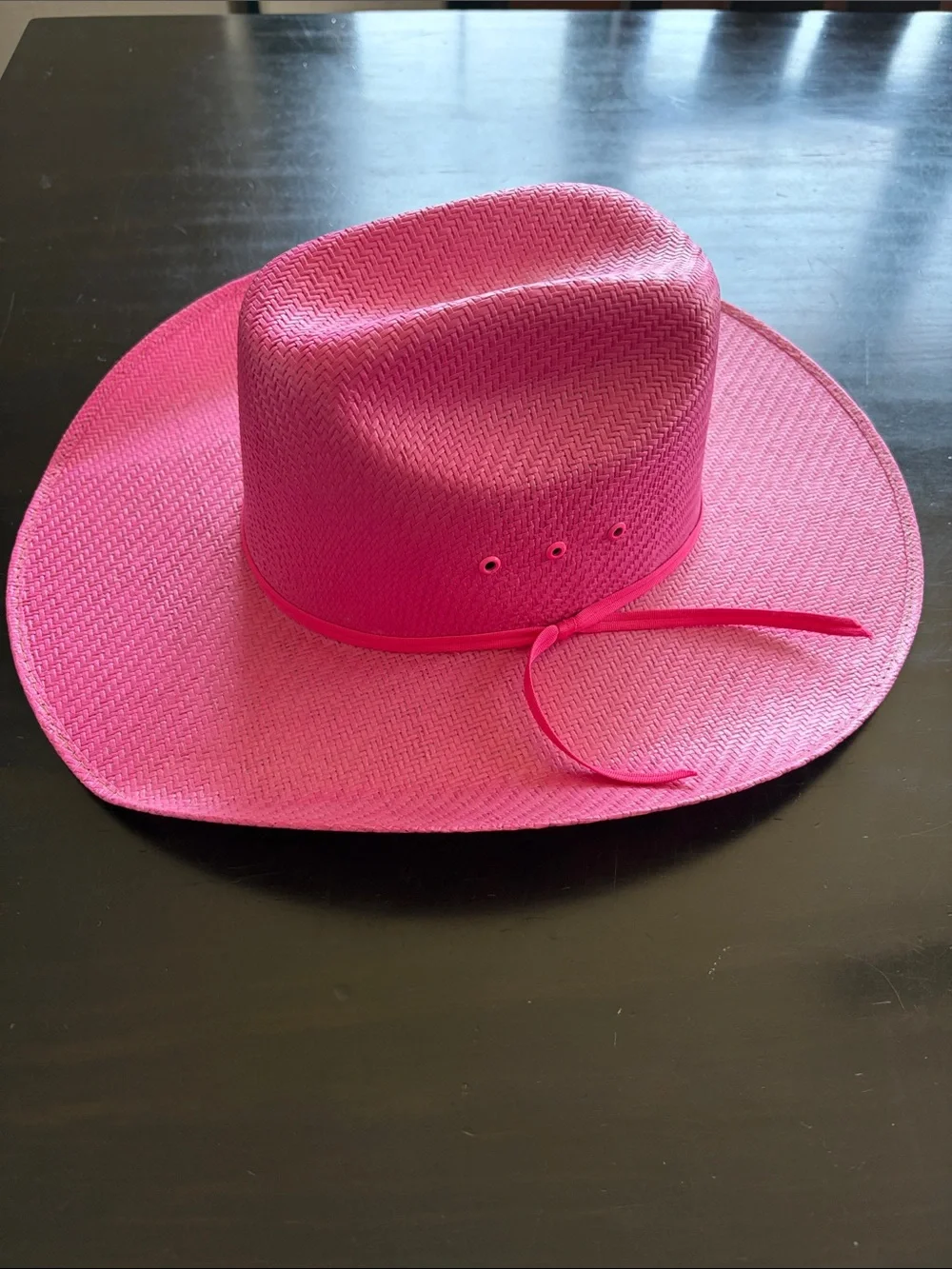 Twister Hot Pink Straw Cowboy Hat
